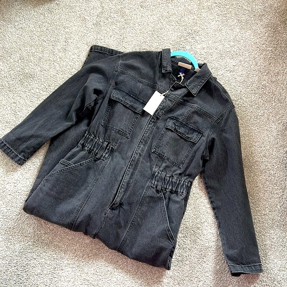 Viral Target Denim Jumpsuit